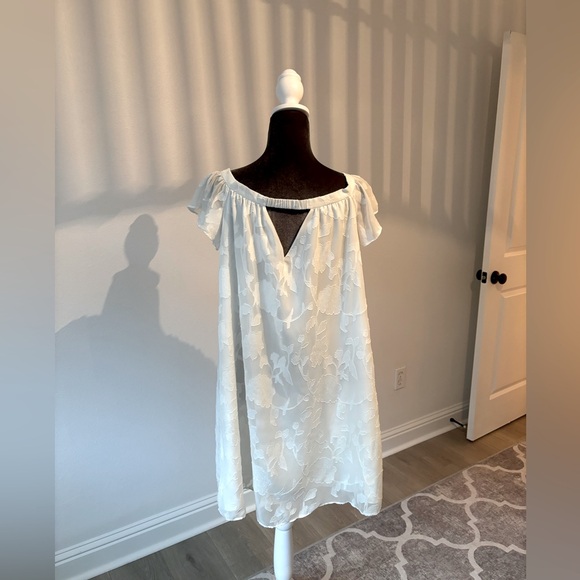 Cooper & Ella White Shift Dress Size M - Picture 5 of 11